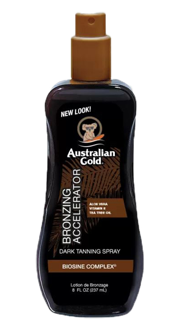 Australian Gold Acceler Spray Con Bronzer 237 Ml